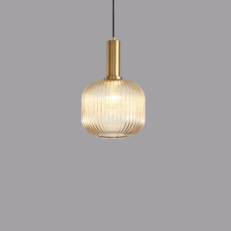 Minimalist Lantern Glass Pendant Light