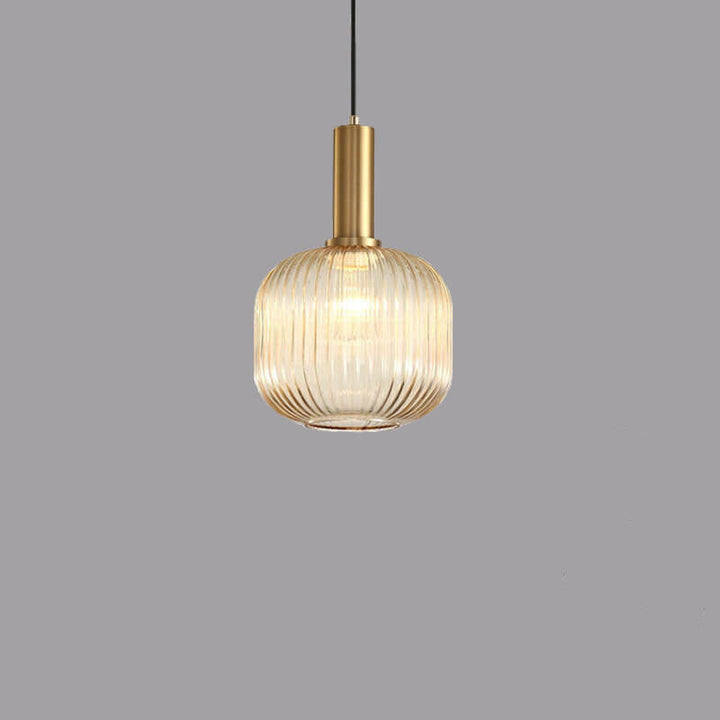 Minimalist Lantern Glass Pendant Light