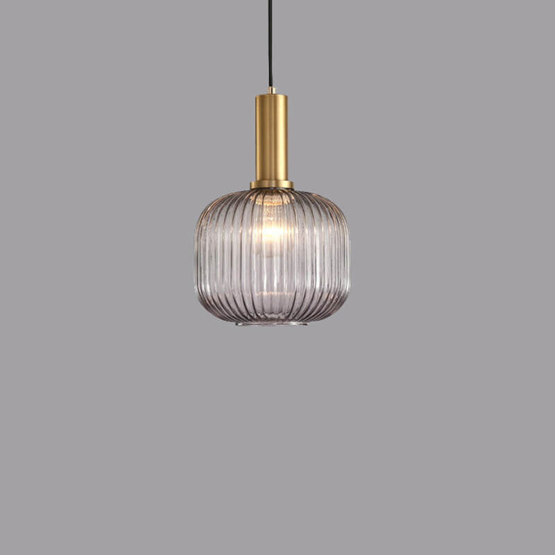 Minimalist Lantern Glass Pendant Light