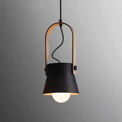 Nordic Dome Wood Pendant Light