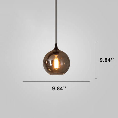 Modern Glass LED Pendant Light
