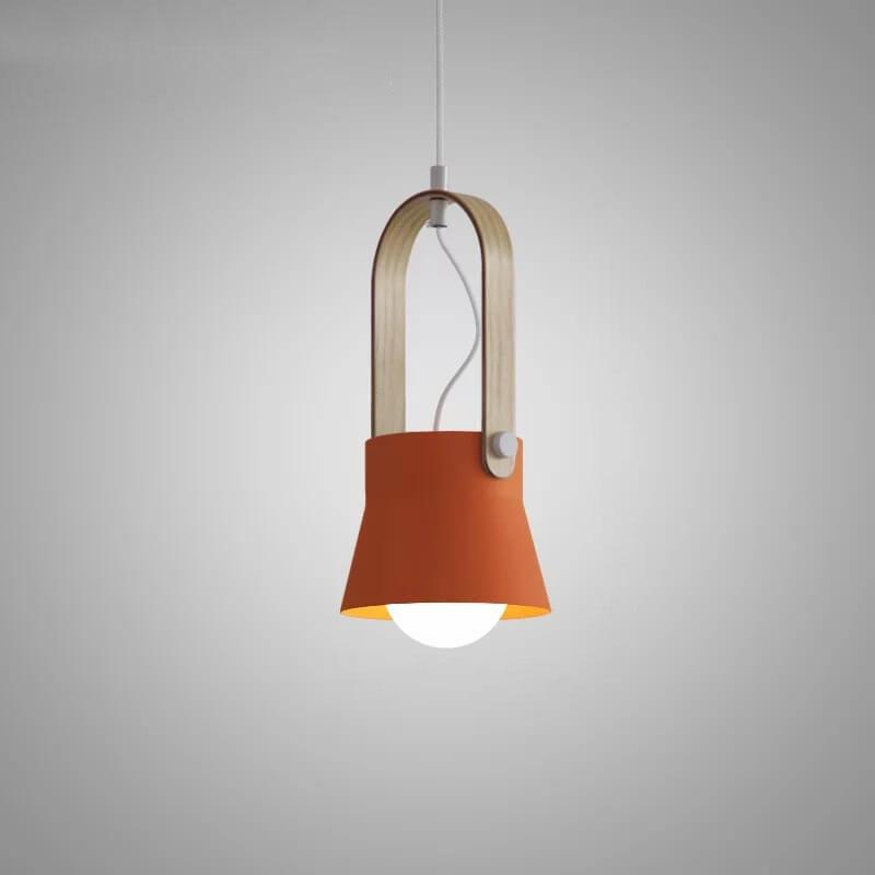 Nordic Dome Wood Pendant Light