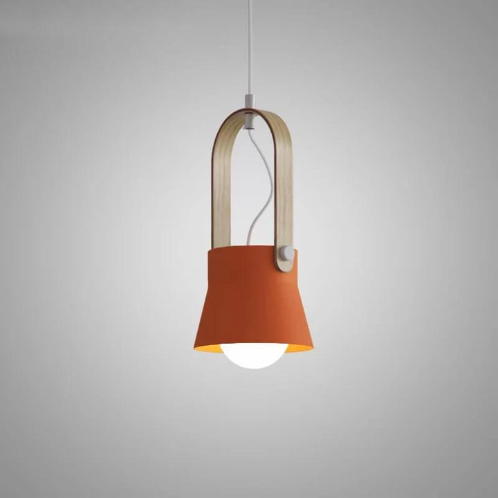 Nordic Dome Wood Pendant Light