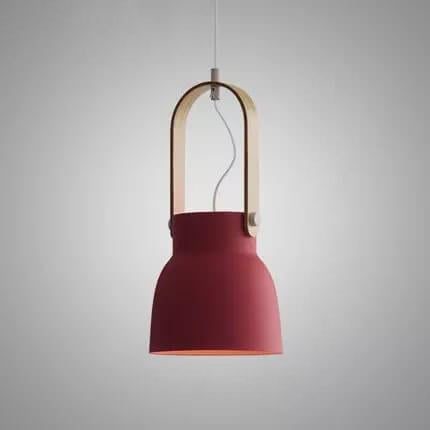 Nordic Dome Wood Pendant Light
