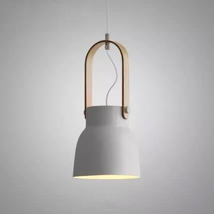 Nordic Dome Wood Pendant Light