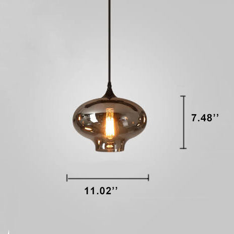 Modern Glass LED Pendant Light