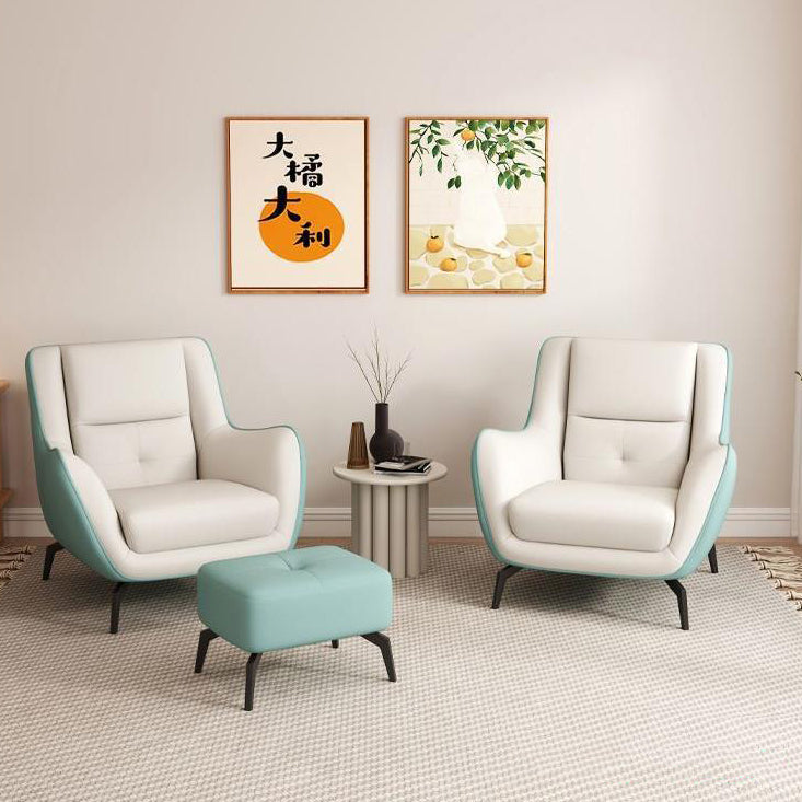 Nordic Square Fabric Accent Chair
