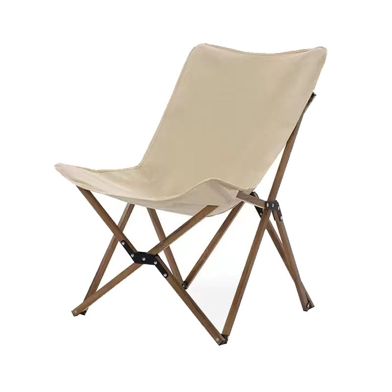 Contemporary Industrial Oxford Fabric Steel Foldable Camping Chair Backrest For Outdoor Patio