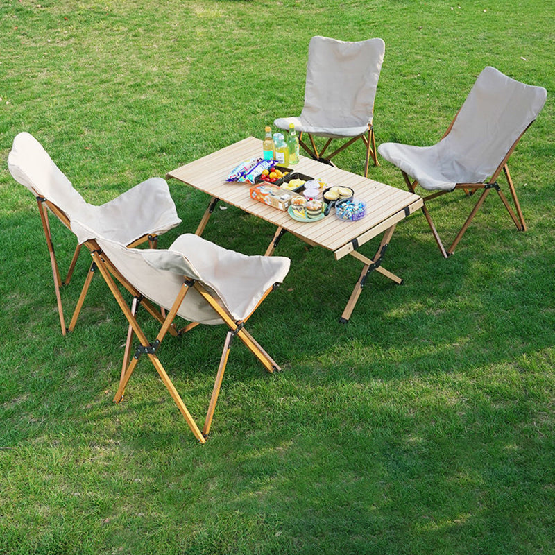 Contemporary Industrial Oxford Fabric Steel Foldable Camping Chair Backrest For Outdoor Patio