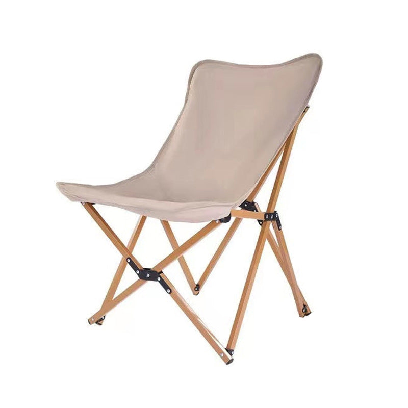 Contemporary Industrial Oxford Fabric Steel Foldable Camping Chair Backrest For Outdoor Patio