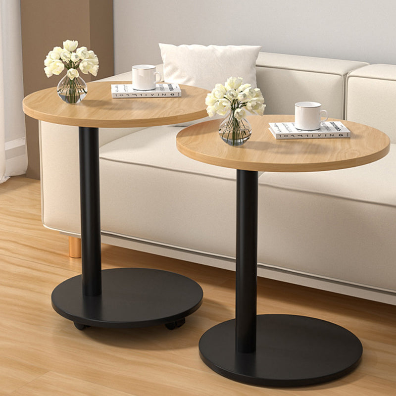 Minimalist Round Stainless Steel Side Table