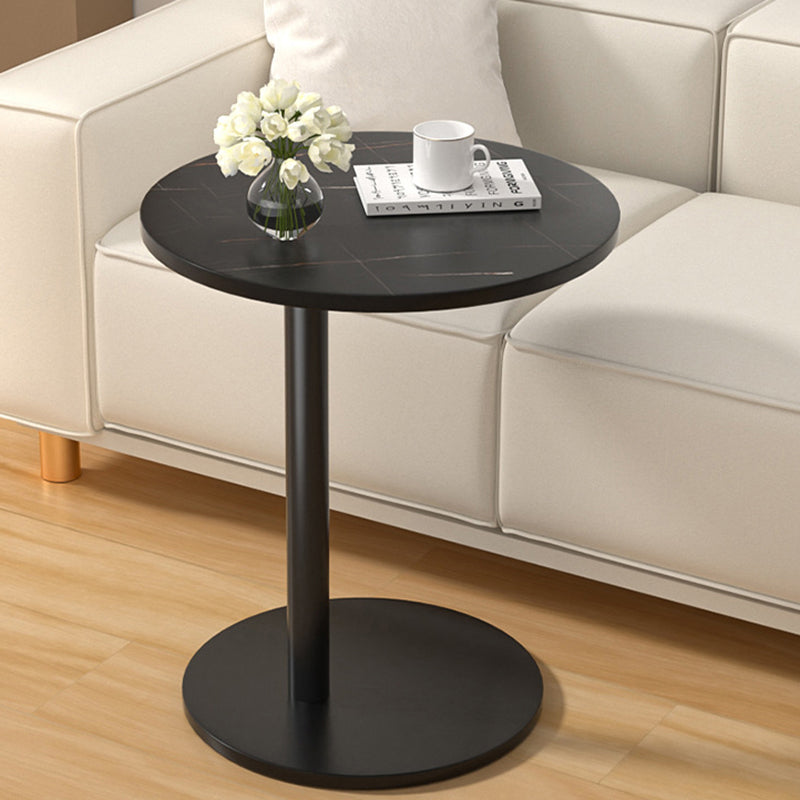 Minimalist Round Stainless Steel Side Table