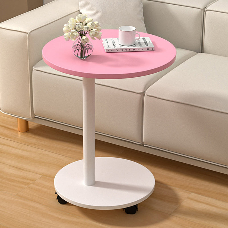 Minimalist Round Stainless Steel Side Table