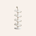 Modern Art Deco Carbon Steel Marble Floral Shoe Storage Rack 4/6-Tier For Entryway & Hallway