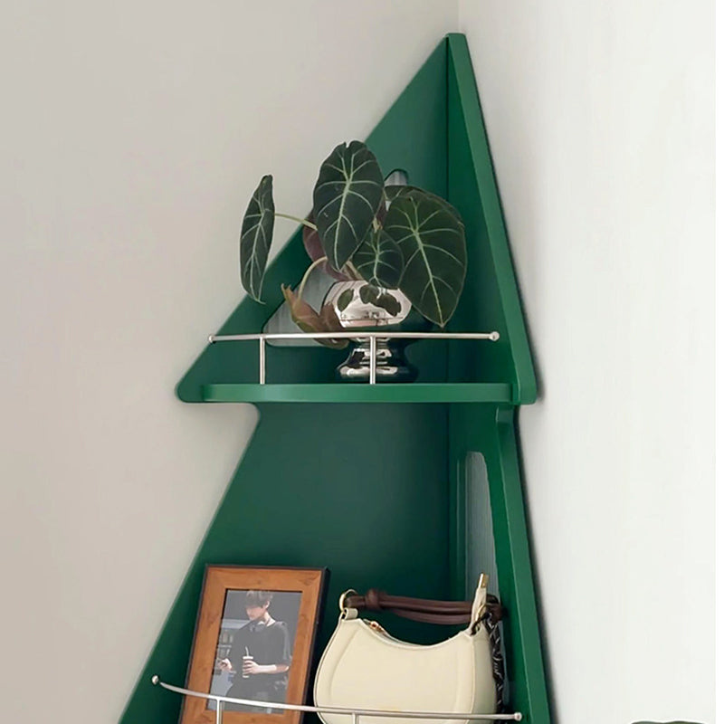 Christmas Tree Corner Storage Shelf