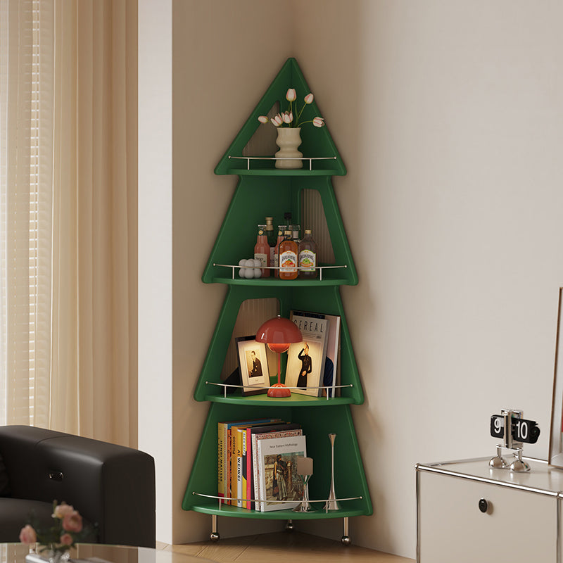 Christmas Tree Corner Storage Shelf