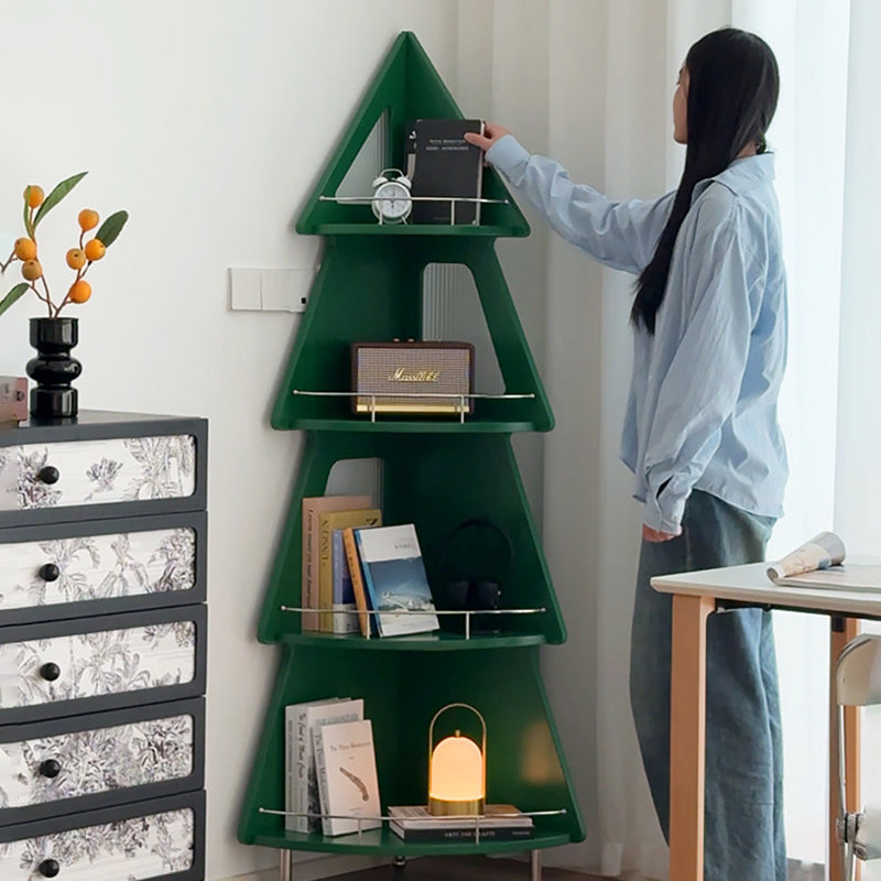 Christmas Tree Corner Storage Shelf