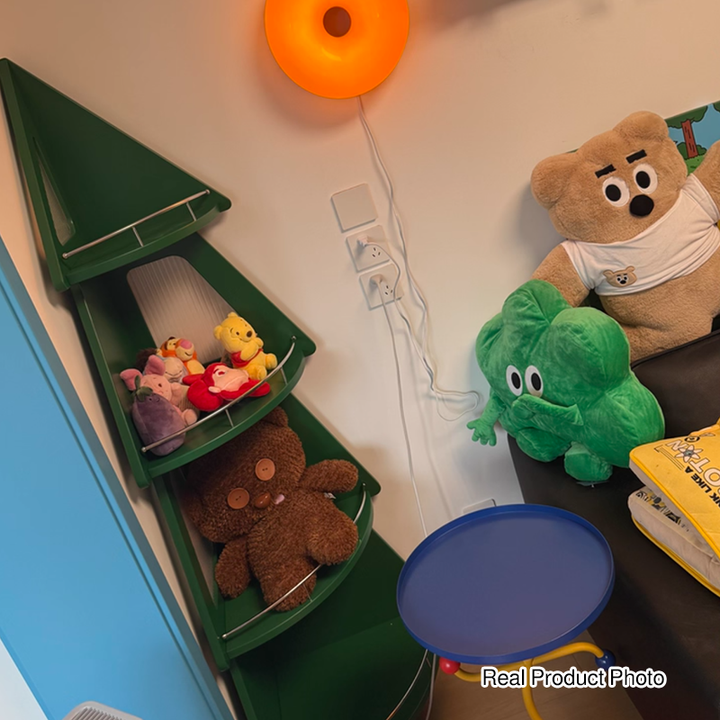 Christmas Tree Corner Storage Shelf