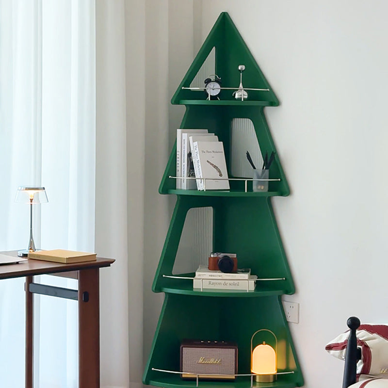 Christmas Tree Corner Storage Shelf