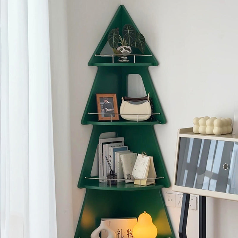 Christmas Tree Corner Storage Shelf