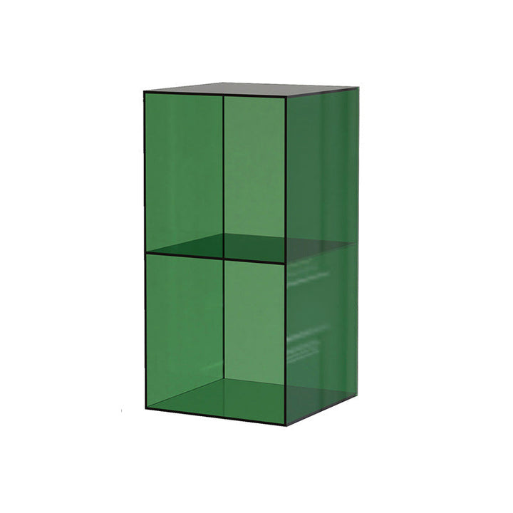 Contemporary Rectangular Acrylic End Table