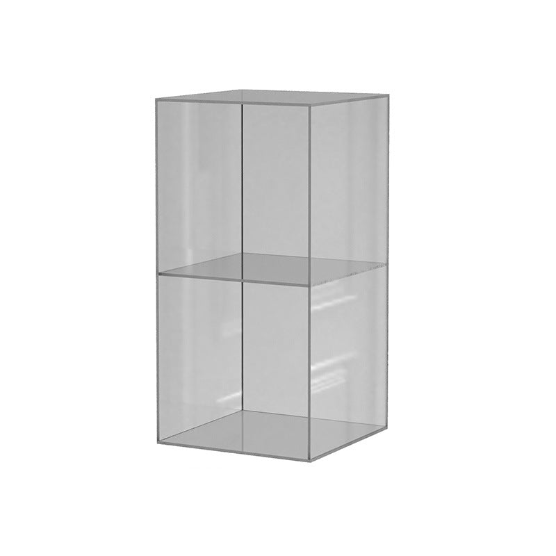 Contemporary Rectangular Acrylic End Table