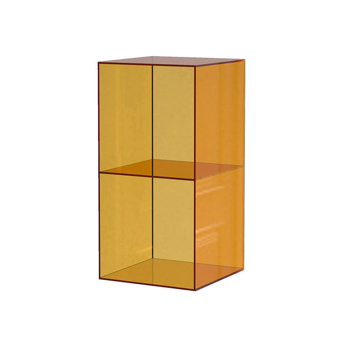Contemporary Rectangular Acrylic End Table