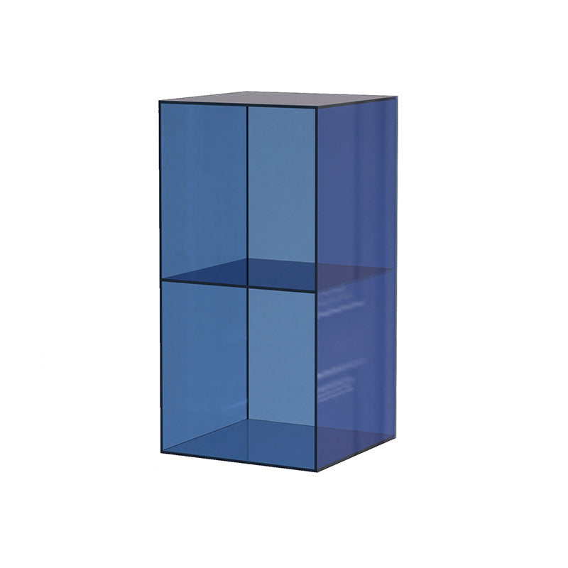 Contemporary Rectangular Acrylic End Table