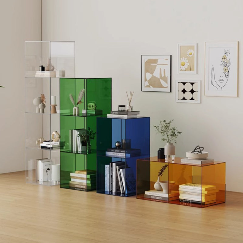 Contemporary Rectangular Acrylic End Table