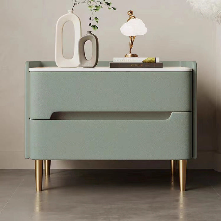 Nordic Cylinder Stainless Steel Nightstand
