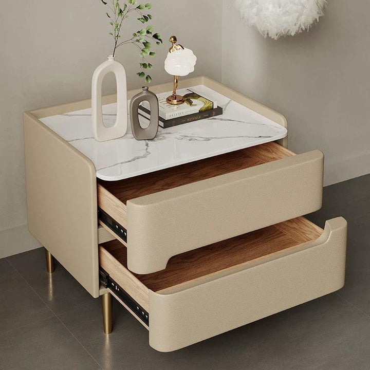 Nordic Cylinder Stainless Steel Nightstand