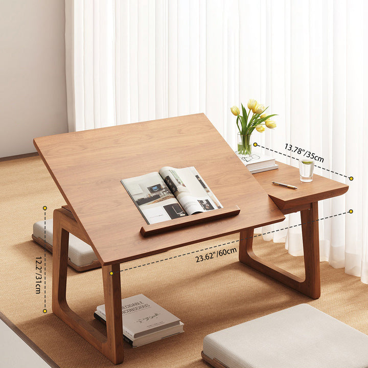 Traditional Solid Wood Foldable Side Table
