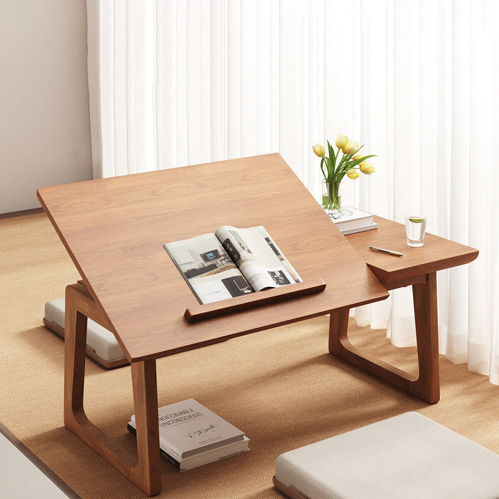 Traditional Solid Wood Foldable Side Table