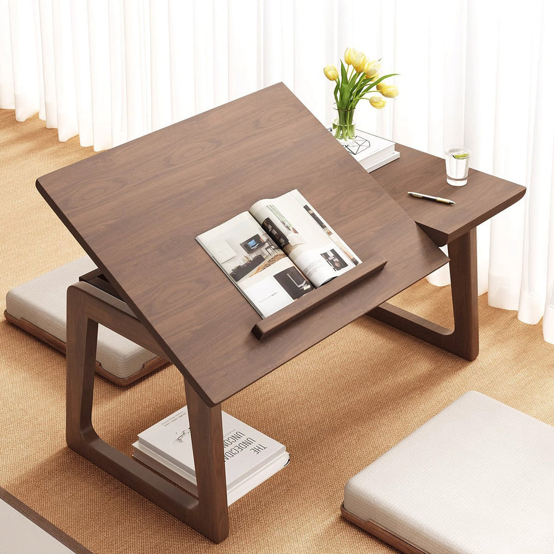 Traditional Solid Wood Foldable Side Table