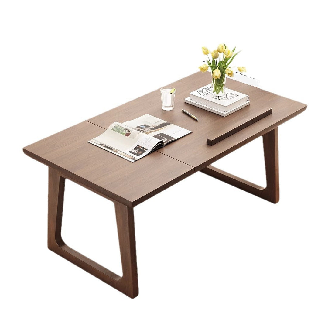 Traditional Solid Wood Foldable Side Table