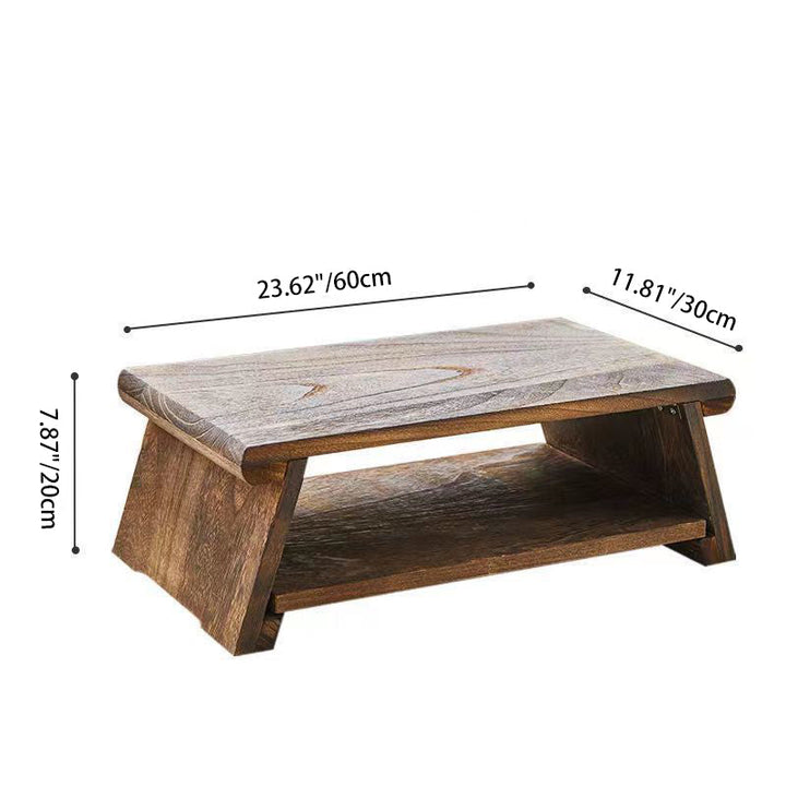 Traditional Solid Wood Coffee Table