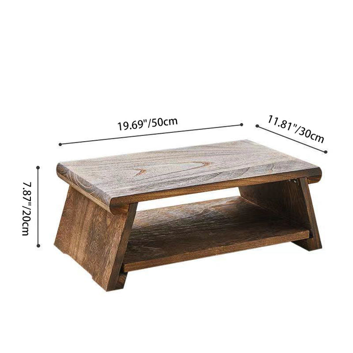 Traditional Solid Wood Coffee Table
