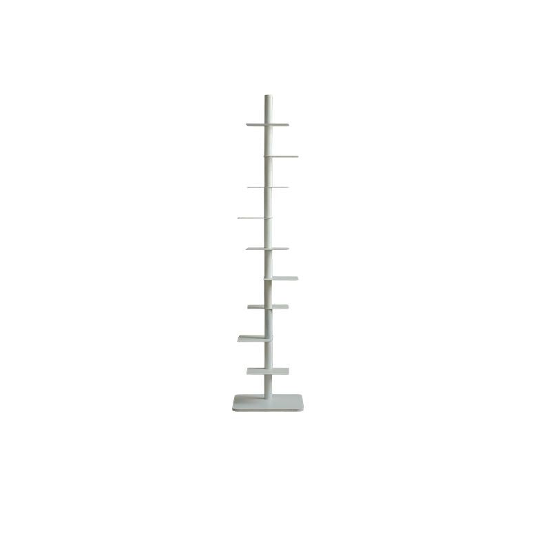 Modern Mid-Century Carbon Steel Invisible Spiral Bookshelf 9-Tier Display Rack Corner Storage Rack For Home Office