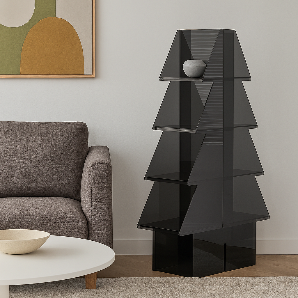 Christmas Tree Acrylic Storage Cabinet