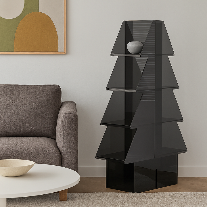 Christmas Tree Acrylic Storage Cabinet