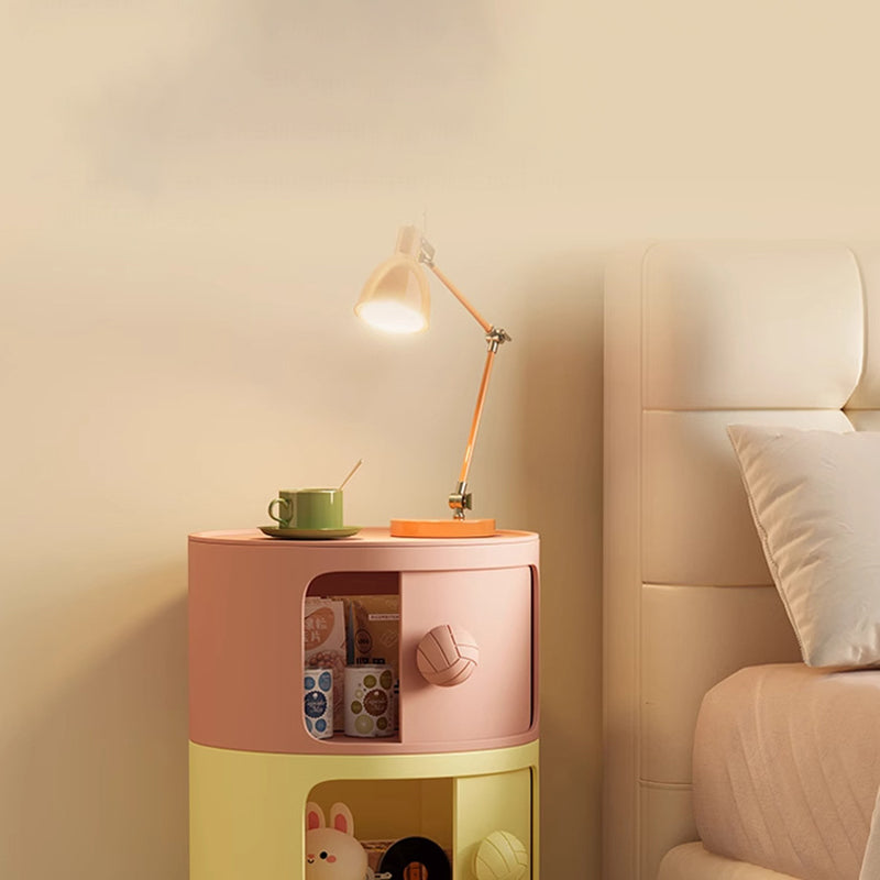 Minimalist Round Nightstand
