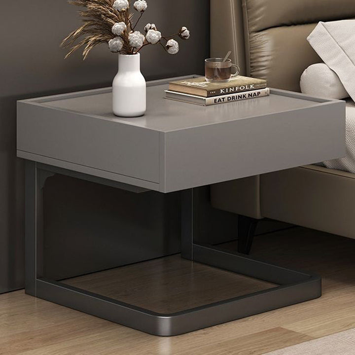 Minimalist Rectangular Iron Nightstand