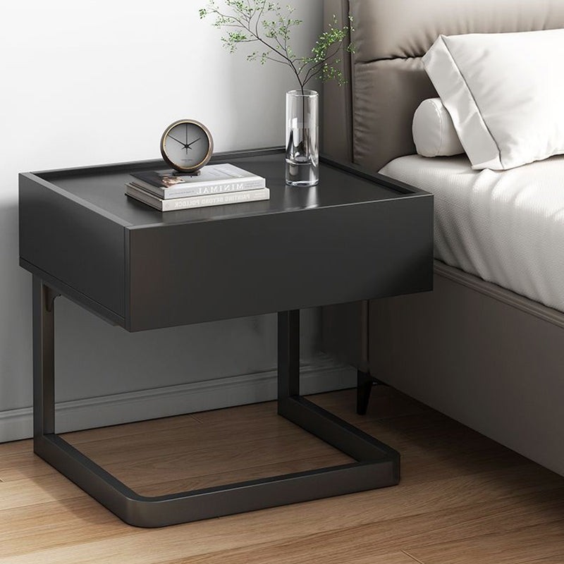 Minimalist Rectangular Iron Nightstand