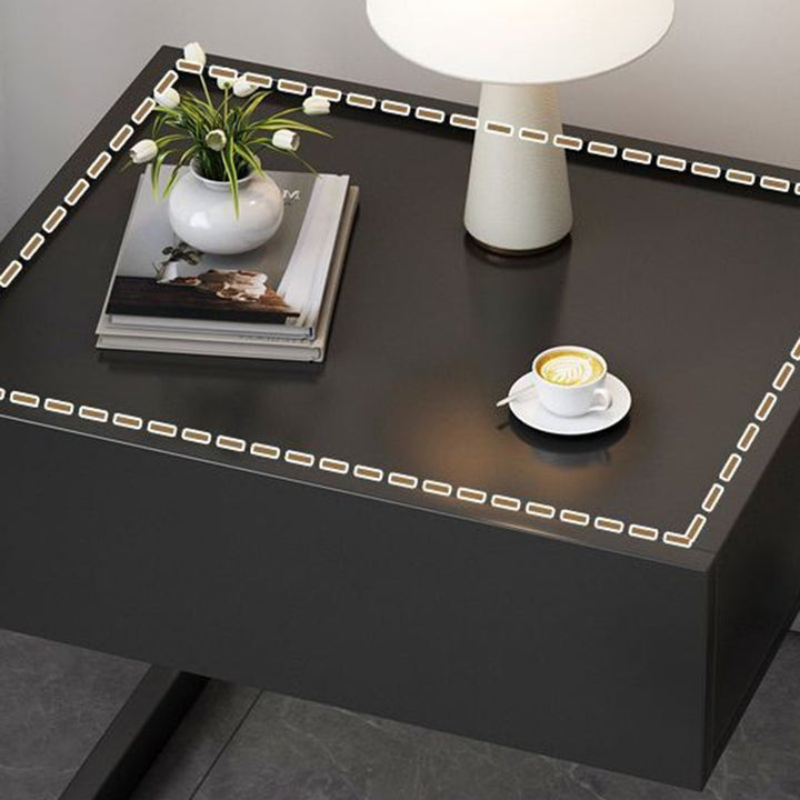 Minimalist Rectangular Iron Nightstand