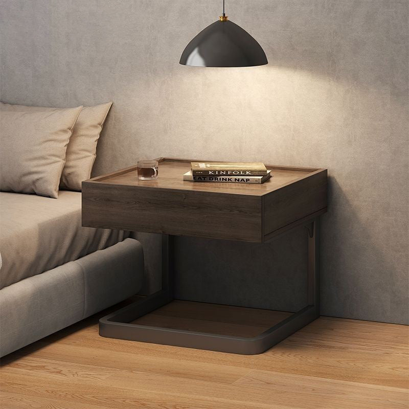 Minimalist Rectangular Iron Nightstand