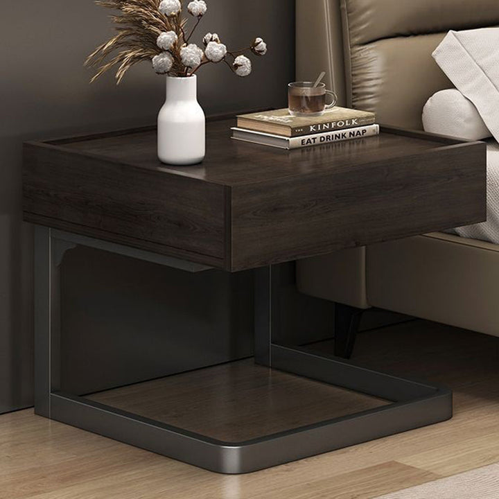 Minimalist Rectangular Iron Nightstand