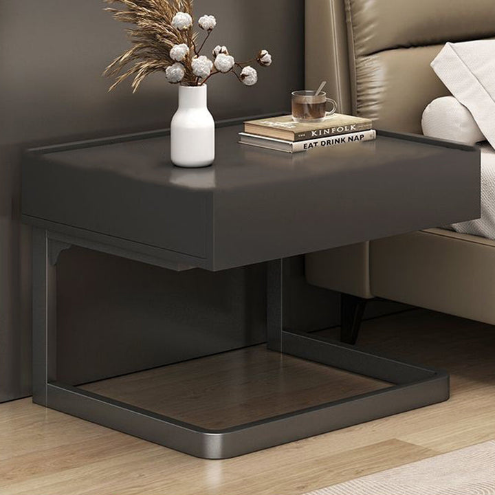 Minimalist Rectangular Iron Nightstand