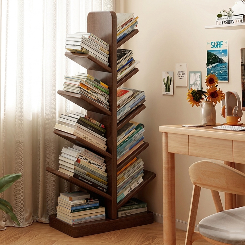 Christmas Tree 8-Shelf Bookshelf
