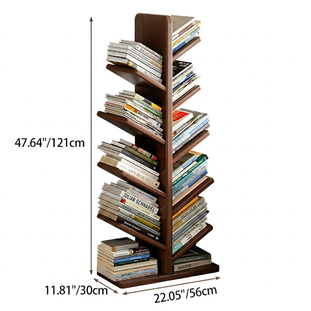 Christmas Tree 8-Shelf Bookshelf