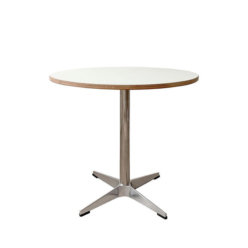 Minimalist Round Stainless Steel Dining Table